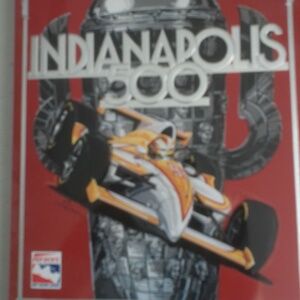 VINTAGE 1998 INDIANAPOLIS 500 OFFICIAL PROGRAM with A SIGNED JEFF WARD PICTURE